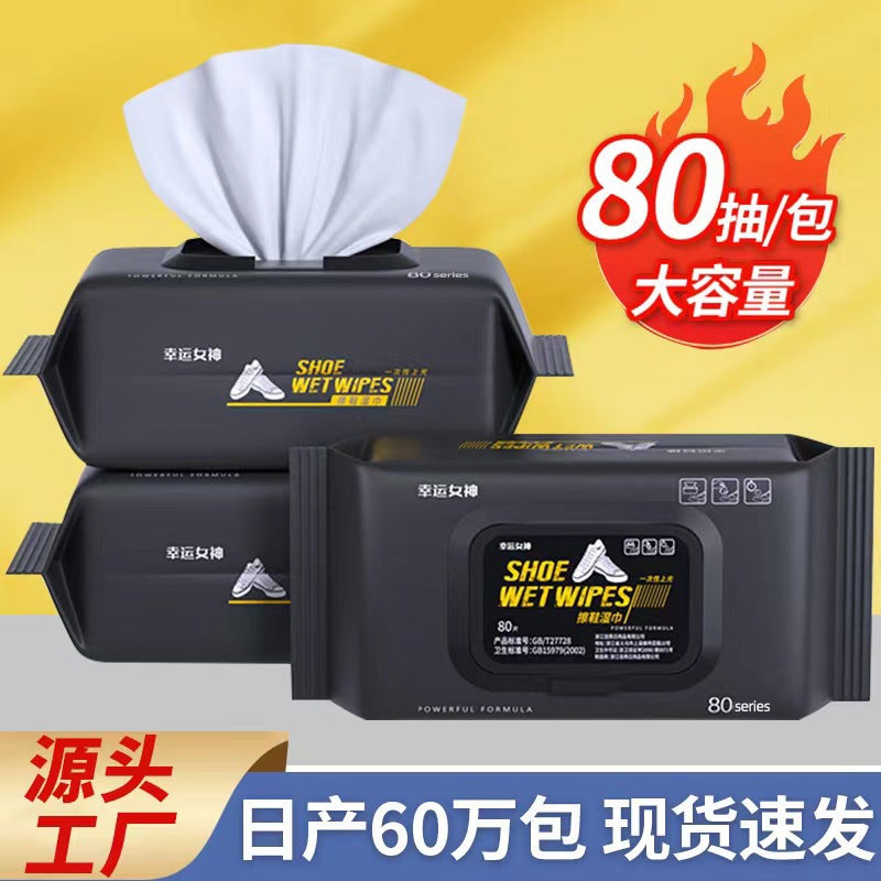 Disposable Shoe Polishing Wipes, Powerful Decontamination, White Shoes, Sports Shoes, Sneakers Cleaning Agent, No-Wash Cleaning Wipes - Image 2